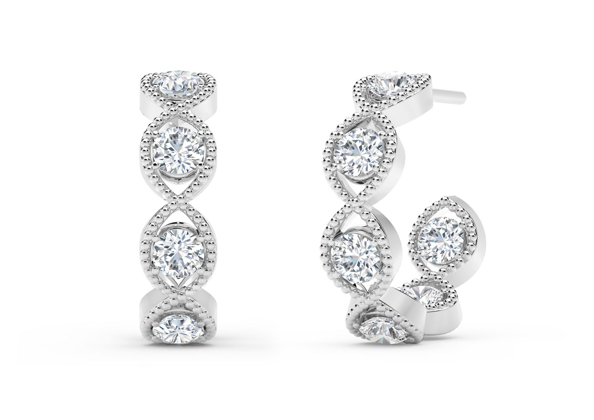 The Forevermark Tribute™ Collection 12 Round Diamonds = 0.98